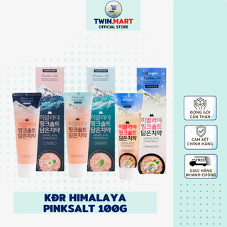 Kem Đánh Răng Muối Hồng Himalaya Pinksalt Floral Mint - Ice Calming Mint - Brightening 100g