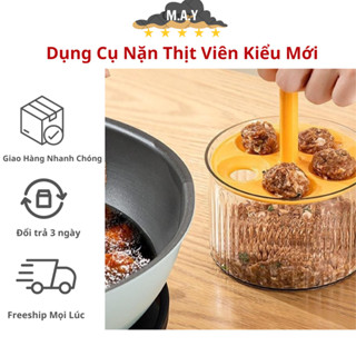Máy Làm Thịt Viên 5 Lưới , Dụng Cụ Nặn Bóng Thịt Giúp Tiết Kiệm Thời Gian, Khuôn làm Thịt , Cá Viên Chiên Thế Hệ Mới