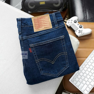 Quần jean nam Cambodia màu xanh rêu đậm Quần bò nam Ống đứng cao cấp Jeans co dãn đẹp thời trang vnxk HAIAN JEAN