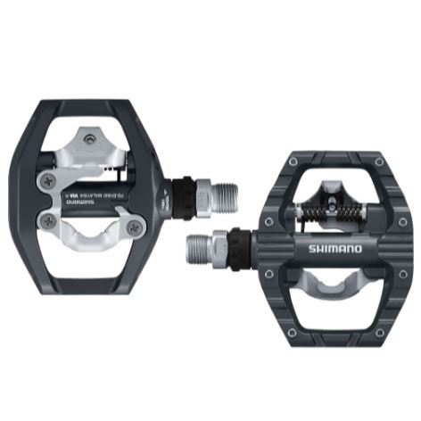 Pedal xe đạp Shimano 1 mặt can 1 mặt phẳng EH500