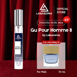 Tinh dầu nước hoa nam Gu Pour Homme II by LabAroma Premium 10ml hương thơm lôi cuốn, nam tính | Nhập khẩu Anh