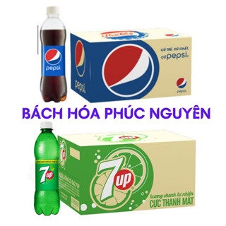 Thùng Nước Ngọt 7up, Pepsi 24 chai 390ml