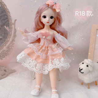  Búp Bê Mắt Thật Dễ Thương Cho Bé Gái Búp Bê Cao 30cm Khớp 3D Linh Hoạt 
