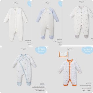 Bộ bodysuit dài tay chất mềm mại mặc hè cho bé sơ sinh - Body NOUS Petti