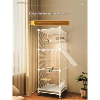  Chuồng chim giá rẻ lắp ghép đa năng đơn giản với lưới sắt sơn tĩnh điện nuôi thú cưng chim vẹt thỏ bọ ú...-MÃ CC01. 