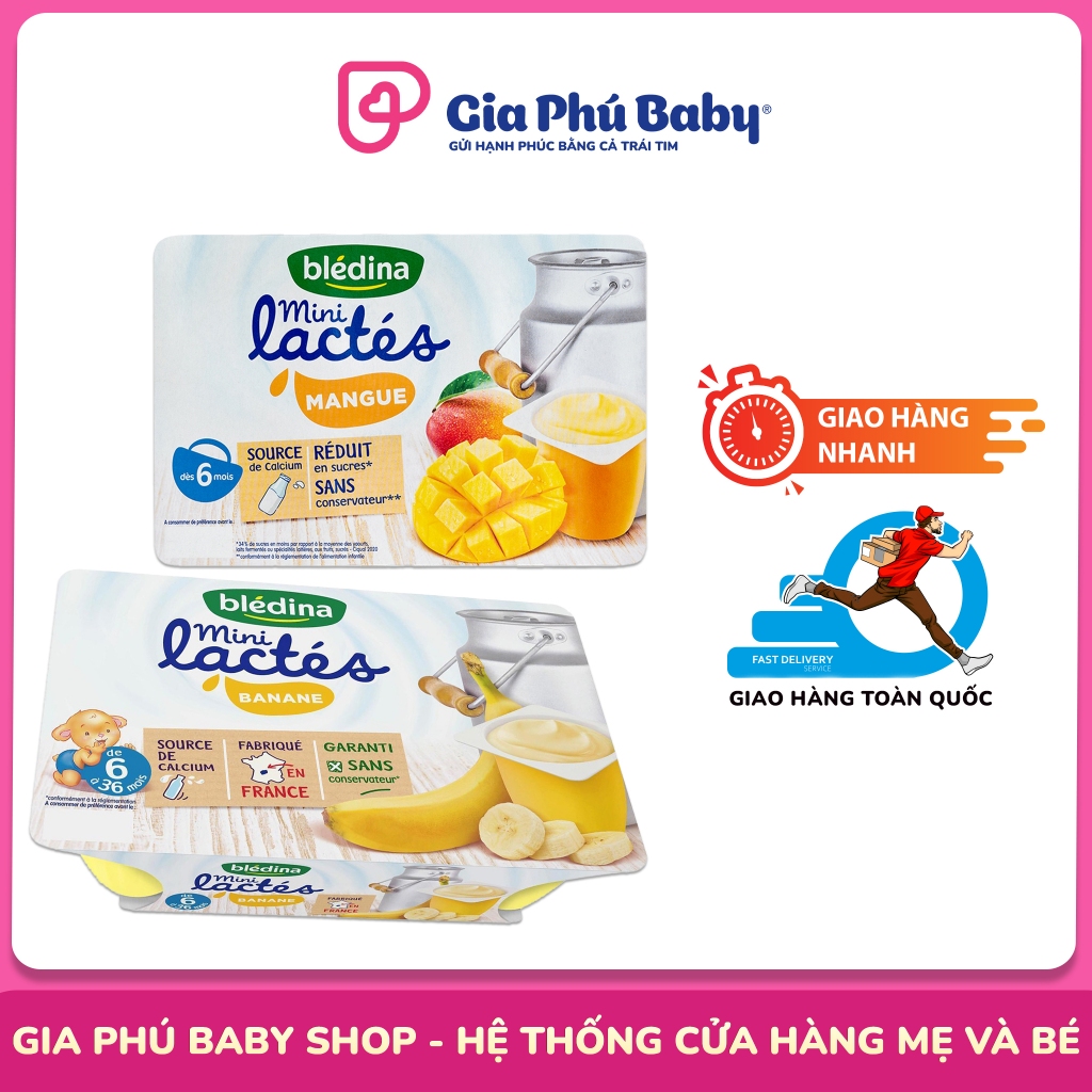 Sữa chua Bledina pháp date mới