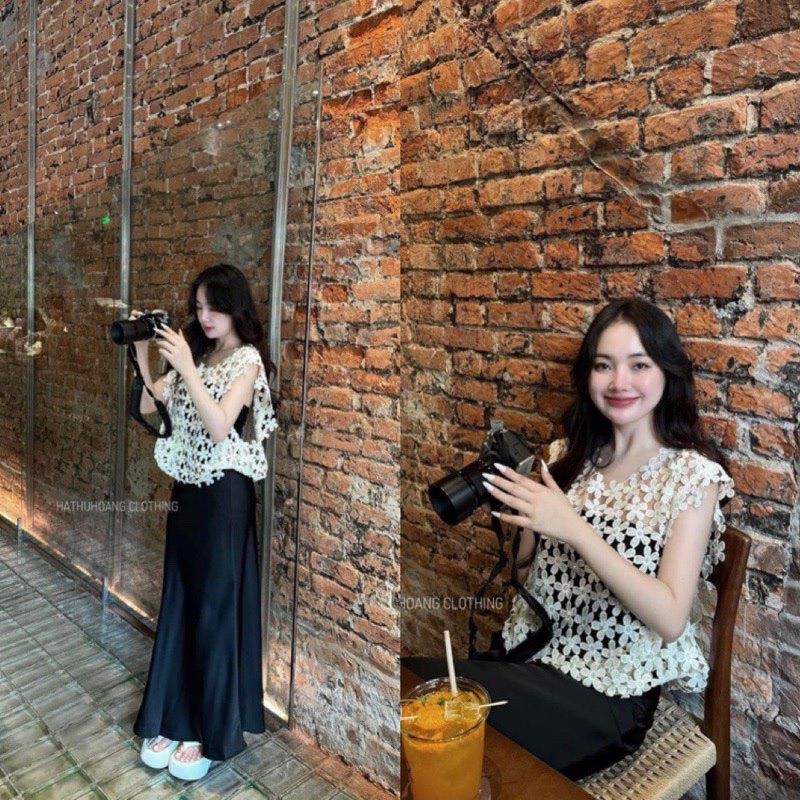 Áo ren hoa lưới
