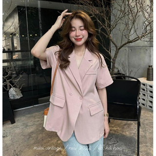 Áo vest blazer dáng suông 9200 Ulzzang style 🌸 Hàng Quảng Châu
