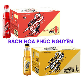 Thùng nước tăng lực sting dâu - sting vàng 24 chai 330ml
