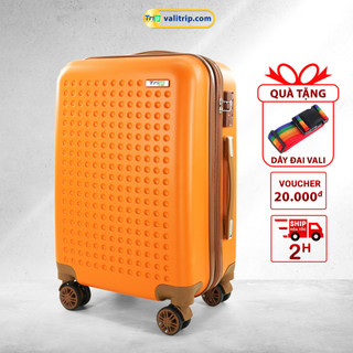 [ TẶNG DÂY ĐAI ] Vali nhựa TRIP P803A Size 20inch đựng 7kg hành lý xách tay lên canbin bảo hành 5 năm chính hãng