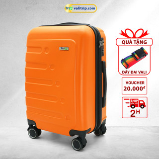 [ TẶNG DÂY ĐAI ] Vali nhựa TRIP P16 Size 20inch xách tay lên máy bay bảo hành 5 năm chính hãng