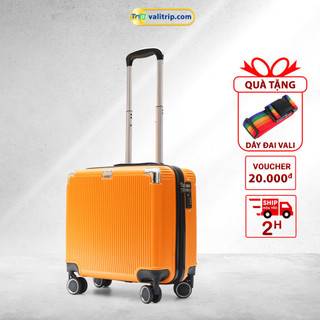 [ TẶNG DÂY ĐAI ] Vali nhựa TRIP Lux88 size 16inch xách tay lên cabin máy bay bảo hành 5 năm chính hãng