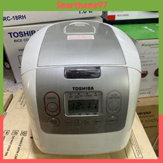 Nồi cơm điện tử Toshiba 1.8 lít RC-18NMFVN(WT) ( Hàng lướt 80-90%), BH 12 tháng
