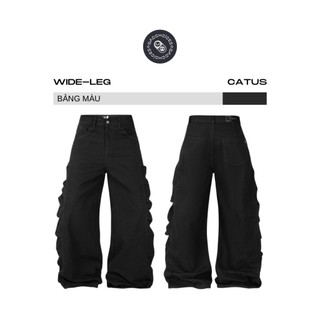 Bad Choices | Quần Wide-legs CATUS Kaki Jeans ống rộng StreetStyle