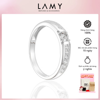 Nhẫn bạc nam nữ CDE Gemstone Couple Ring Silver CDE8237SV - Nhẫn bạc ta cao cấp