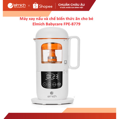 Máy xay nấu và chế biến thức ăn cho bé Elmich Babycare FPE-8779