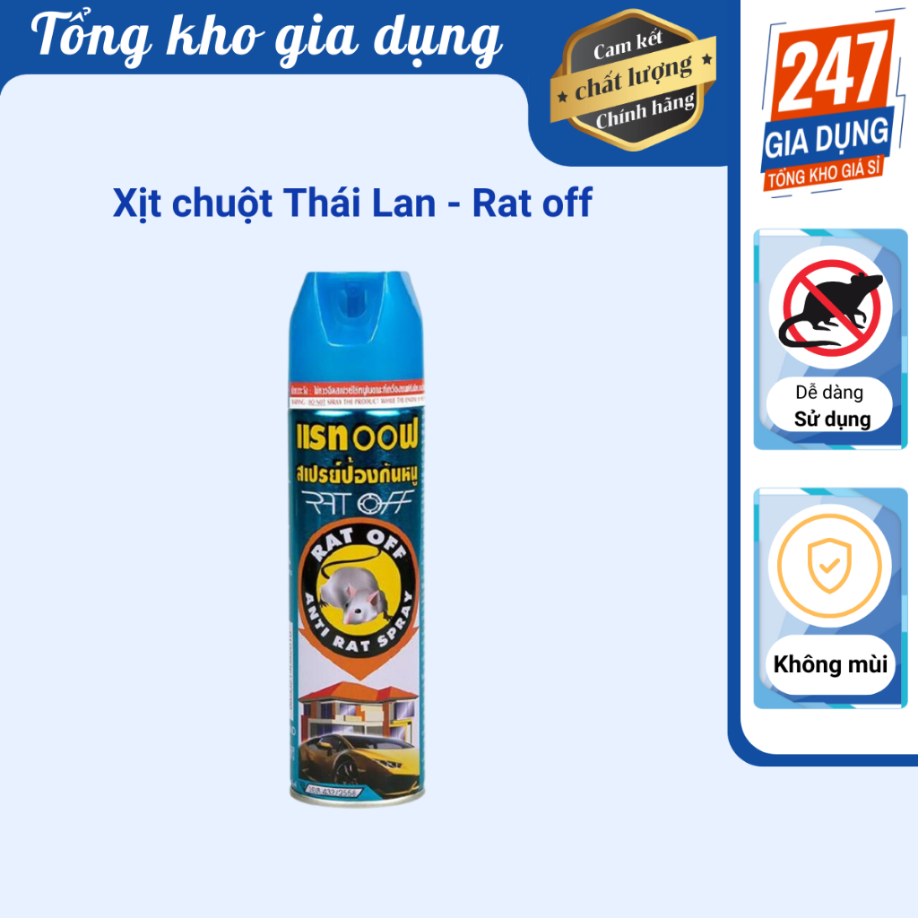 Xịt đuổi chuột Thái Lan chai 200ml