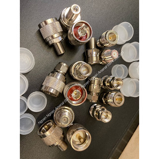Jack chuyển N đực- F đực, N cái F đực chuẩn 50ohm cao tần, jack chuyển U đực F cái