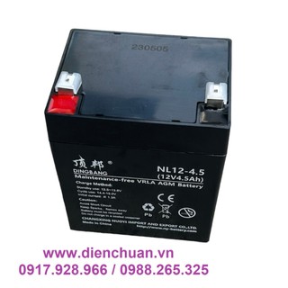 Ắc quy 12v 4.5ah dùng cho xe điện trẻ em loa kéo, thiết bị đồ chơi - dingbang nl12-4.5