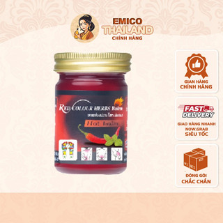 Dầu cù là ớt red colors herbs balm 50g thái lan