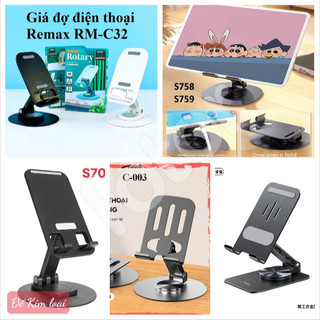 Giá đỡ điện thoại, máy tính bảng đế tròn kim loại s701, s758, s759, c-003, rm-c32, rm-c38