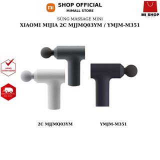 Máy massage Xiaomi Mijia Mini Gun 2C MJJMQ03YM, Mini Gun YMJM-M351 3 đầu massage thông minh - Bảo hành 3 tháng
