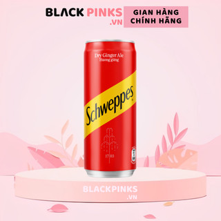 Nước soda Schweppes Dry Ginger Ale hương gừng lon 320ml