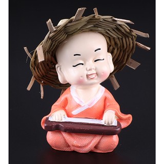 Bộ tượng nón rơm 7cm - hàng đẹp
