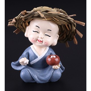 Bộ tượng nón rơm 7cm - hàng đẹp