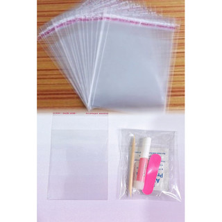 Túi bóng đựng thẻ nailbox,phụ kiện nailbox,Túi opp dán miệng