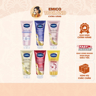  Sữa Dưỡng Thể Vaseline Gluta Hya và Serum Chống Nắng 4x 10x 15x 70x Thái Lan 
