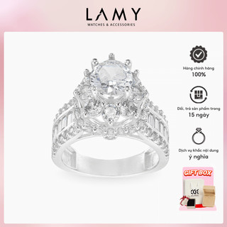 Nhẫn bạc cde elegant queen's crown ring silver cde8207sv - nhẫn bạc ta cao cấp