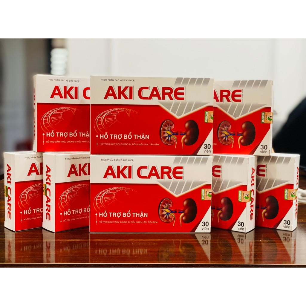 [BS.TUNG] Combo 4 Hộp Viên Uống Akicare Hỗ Trợ Bổ Thận, Giảm Tiểu Đêm Dùng Trong 1 Tháng