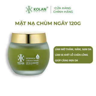 Mặt nạ dưỡng da chiết xuất chùm ngây làm trắng da, ngăn ngừa mụn, thâm nám, tàn nhang KOLAN 120g
