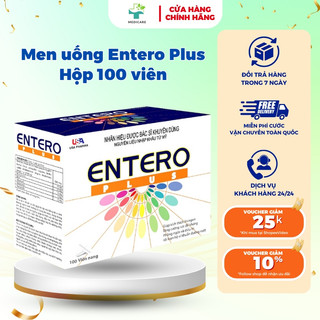 Men vi sinh ENTERO PLUS  - Phòng ngừa rối loại hệ vi sinh đường ruột, tiêu hoá tốt