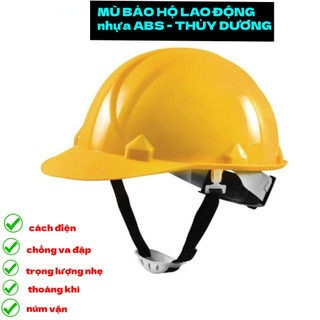 Mũ Bảo Hộ Lao Động Thùy Dương Có Núm Vặn Nón Bảo Hộ Kỹ Sư Công Trình