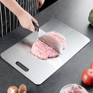 THỚT INOX 304 Kháng Khuẩn, Thớt Thái Thịt Băm Chặt Dễ Dàng Chống Nấm Mốc Dễ Dàng Vệ Sinh MKS026