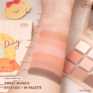 Bảng phấn mắt 9 ô ODBO Sweet Munch