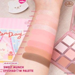 Bảng phấn mắt 9 ô ODBO Sweet Munch