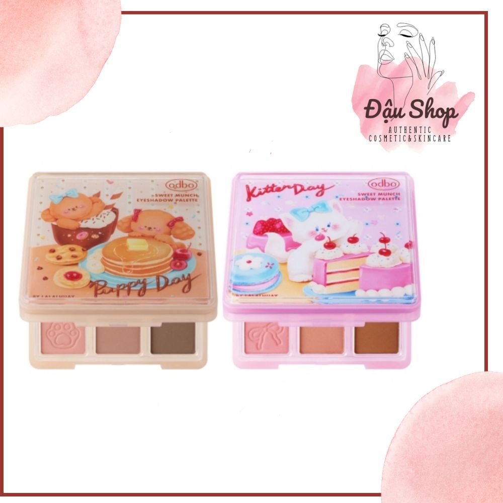 Bảng phấn mắt 9 ô ODBO Sweet Munch
