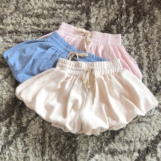 Cleline short| Quần bí siêu xinh, lưng chun vải mềm mịn, quần ống rộng, 2 lớp| không có túi