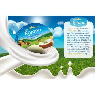 Phô mai miếng Rotana nhập khẩu Ai Cập (8 miếng/hộp)