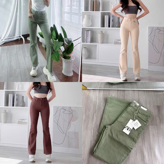 Quần jean ống loe dáng dài 98-100cm - quần bò ống loe xuất xịn - móm store