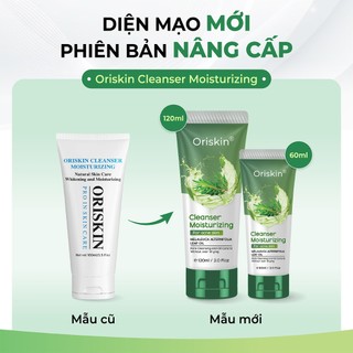 Sữa Rửa Mặt Trắng Da Oriskin Cleanser Moisturizing 120ml dành cho da dầu mụn