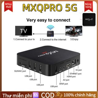 Android TV Box Đầu Phát Hd Băng Tần Kép MXQ PRO 5G Mạng Thông Minh 4K Android Internet Smart Tivi Set-top Box