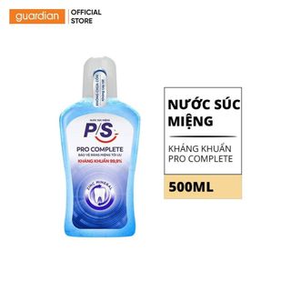 Nước súc miệng p/s expert pro complete chai 500ml