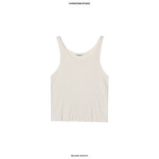 HYPNOTISM | RELAXED TANK TOP - Áo ba lỗ thun len mềm unisex