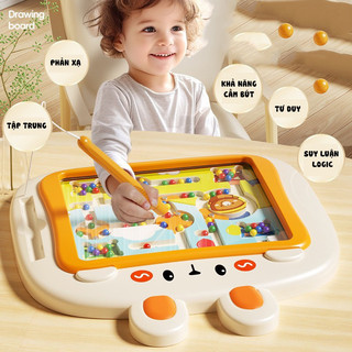 Đồ Chơi Giáo Dục Bảng Vẽ Từ Tính Nam Châm Đa Năng Cho Bé