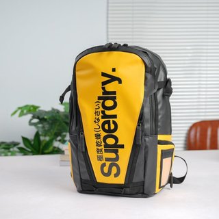 [XUẤT XỊN NHÀ MÁY 2020] Balo Chống Nước Su.per.dry Classic Tarpaulin Backpack - Đen chữ đỏ