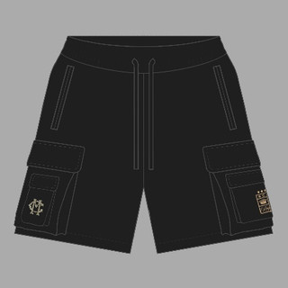 Quần short nỉ nam MIKENCO S&R Cargo Short